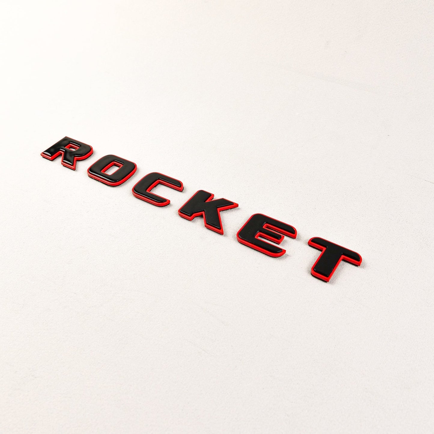 Metal Brabus ROCKET RED + BLACK emblem badge for Mercedes-Benz G-Class W463A W464