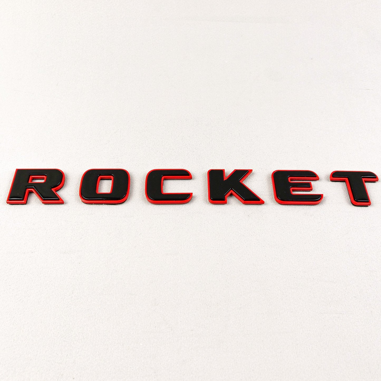 Metal Brabus ROCKET RED + BLACK emblem badge for Mercedes-Benz G-Class W463A W464