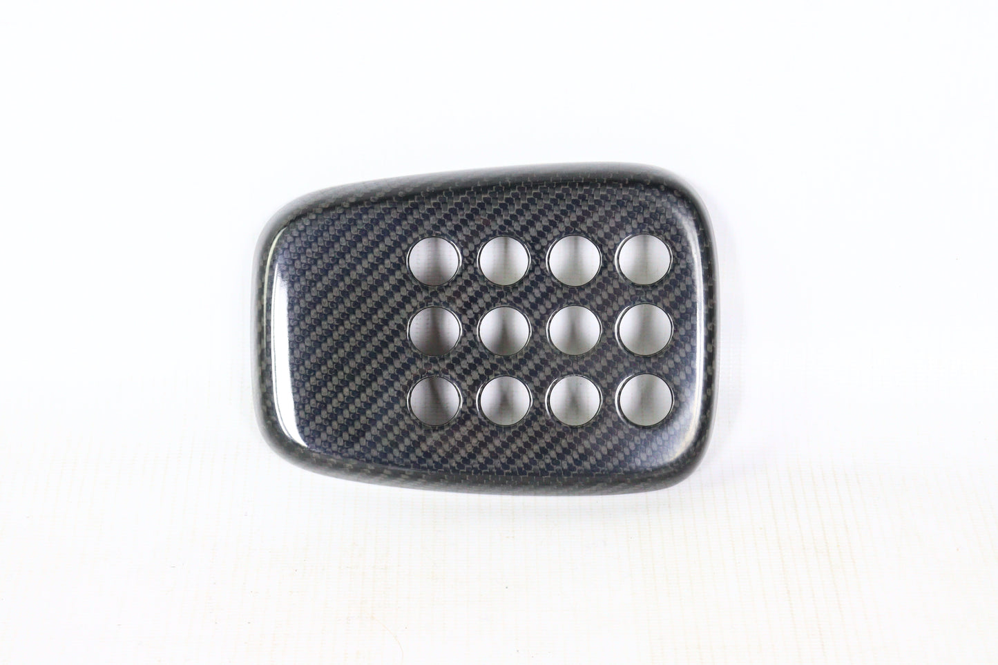 Stop signal cover for Ferrari 488 GTB 2015-2017, made from genuine carbon fiber with high-gloss UV protective varnish.