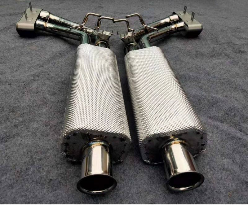 Akrapovic Full Exhaust System for Mercedes-Benz G63 AMG G500 BRABUS W463A W464 2018-2022 from Tuning Shop, made of premium stainless steel.