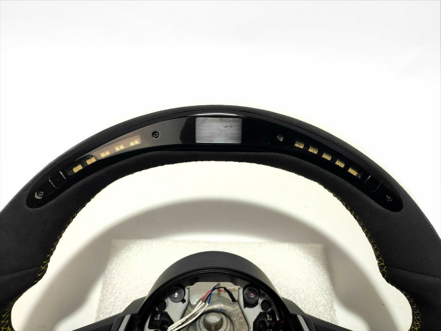 BMW F15 F30 M Style Steering Wheel Alcantara Flat Bottom with LEDs