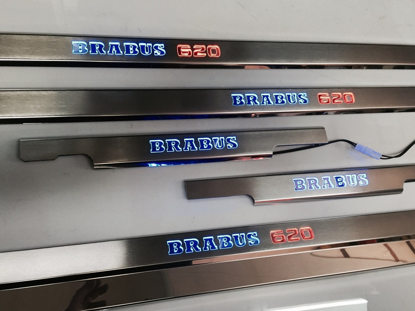 Brabus 620 LED Illuminated Door Sills 4 or 5 pcs for Mercedes-Benz G-Class W463