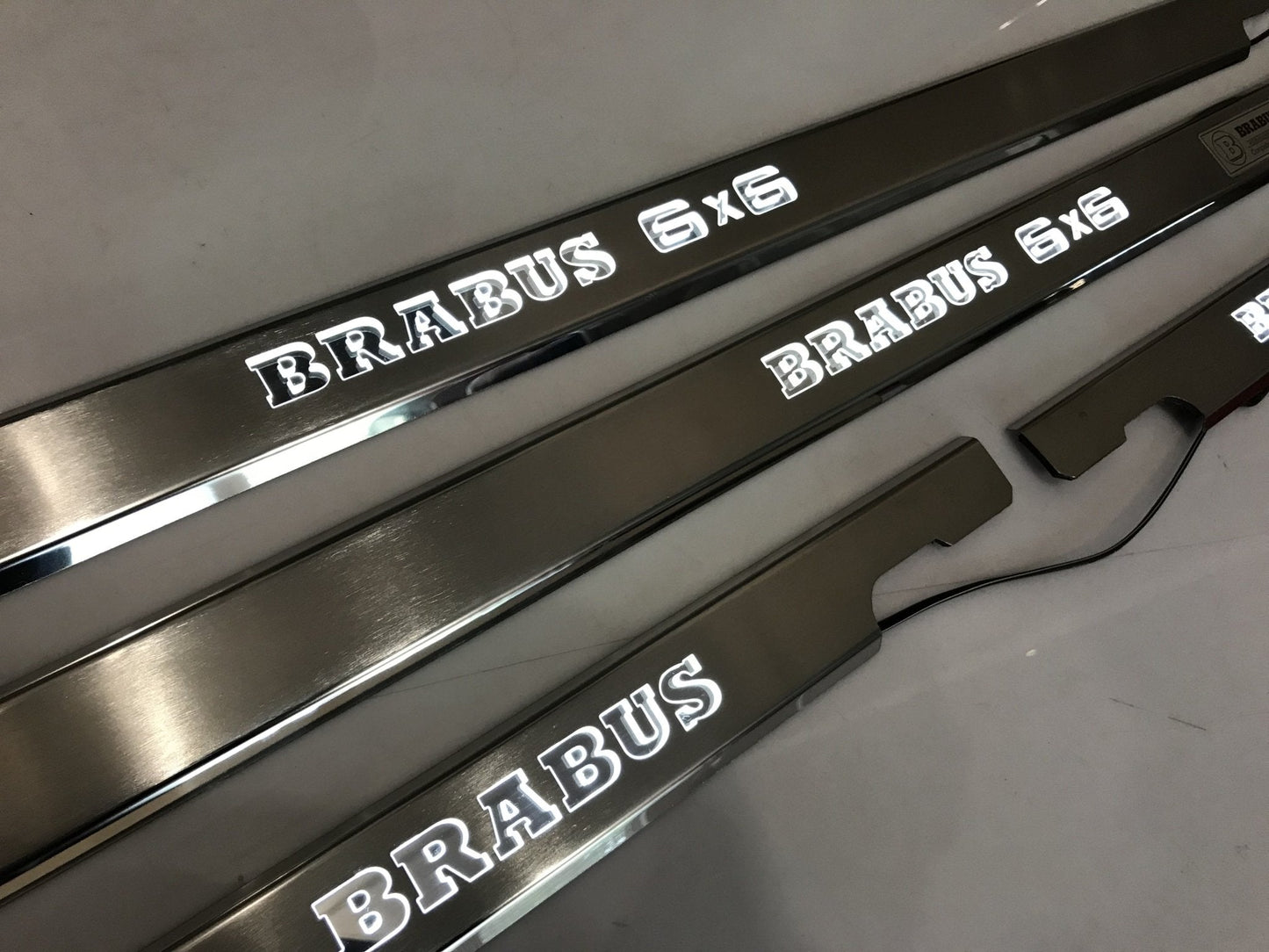 Brabus 6x6 LED Illuminated Door Sills 4 or 5 pcs for Mercedes-Benz G-Class W463