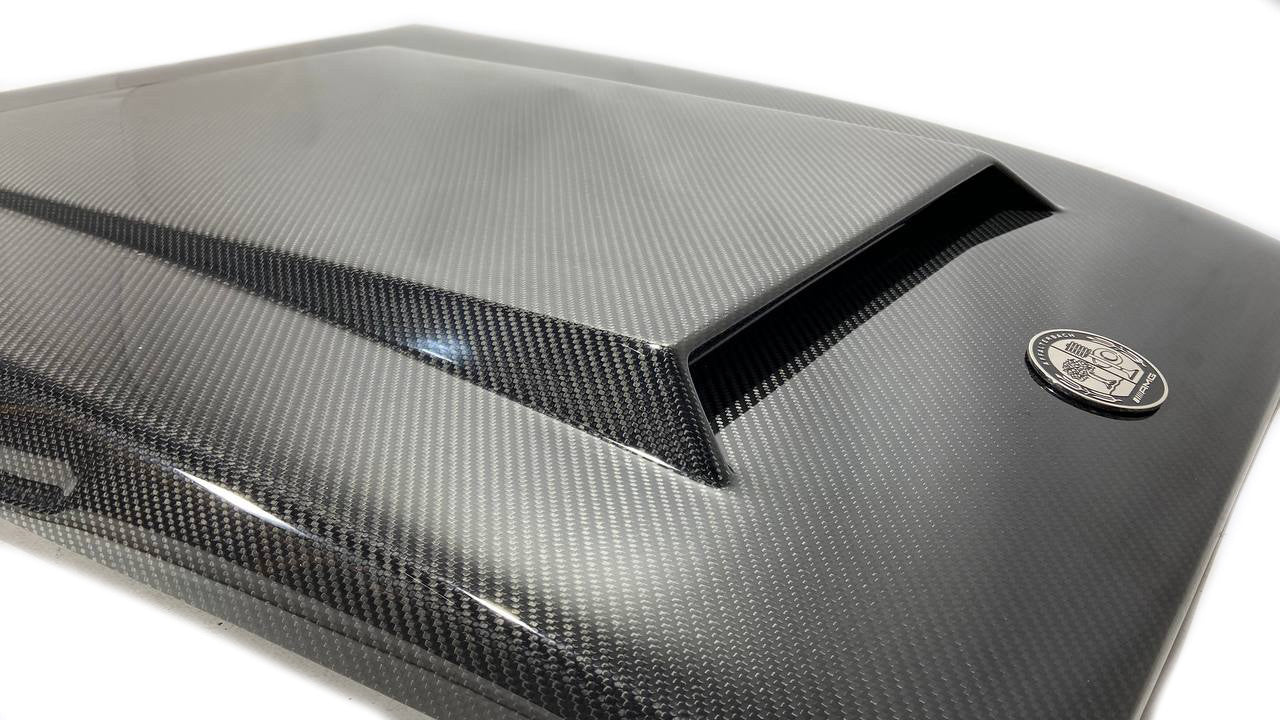 Brabus Carbon Hood Scoop with Badge for Mercedes W463 G Wagon