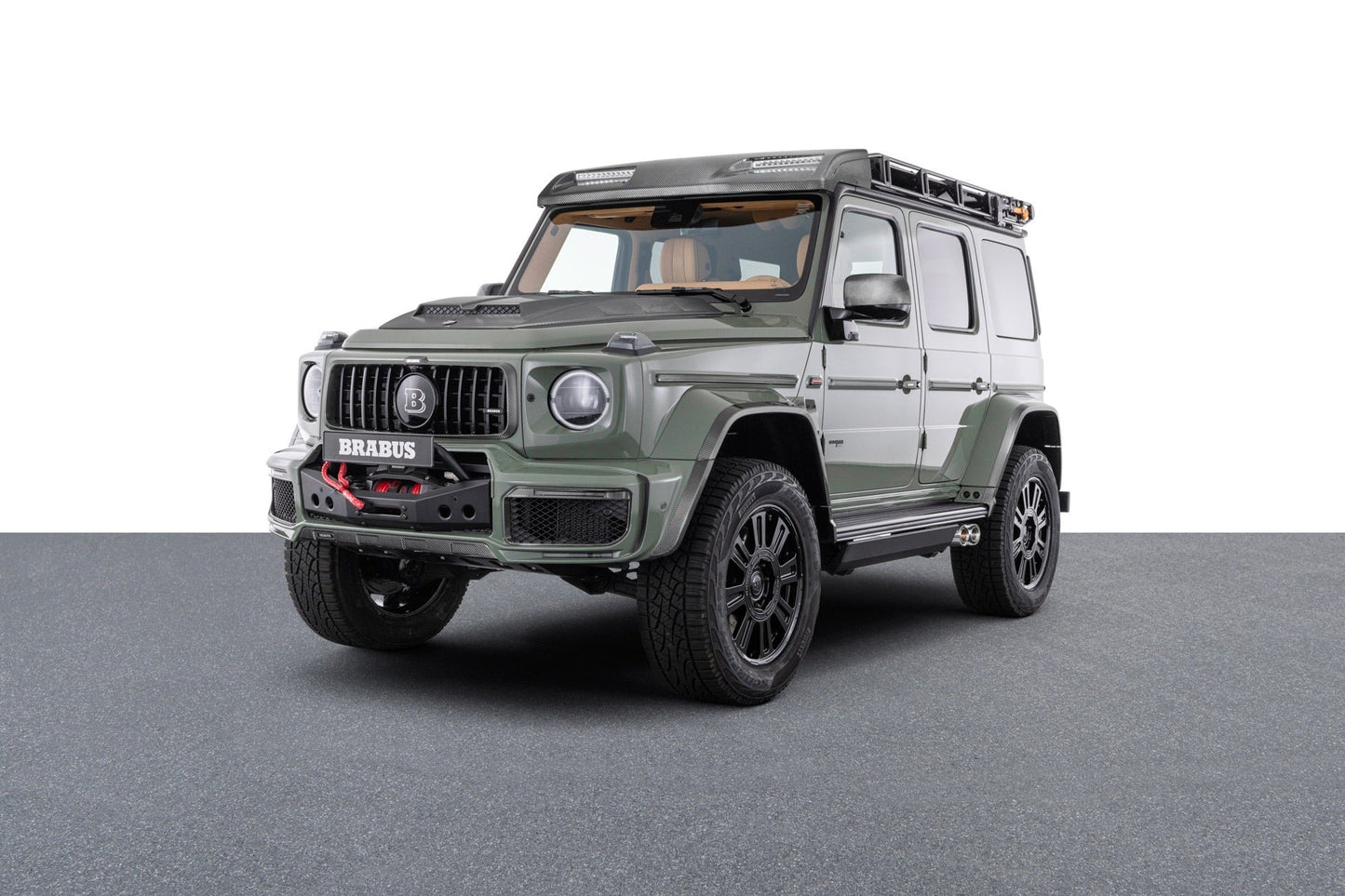 CONVERSION KIT FOR MERCEDES-BENZ W463A G63 AMG 4X4 TO BRABUS 800 WIDESTAR STEALTH GREEN