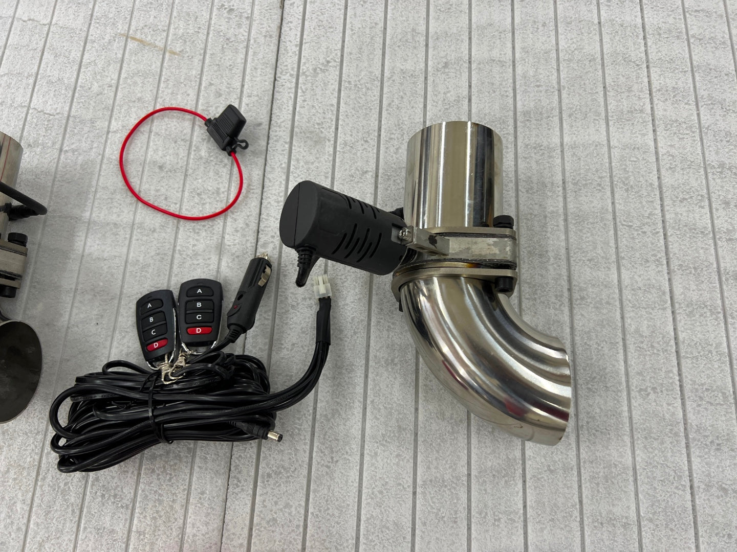 Electric remote controlled power valve for exhaust system Mercedes-Benz W463 W463a W464