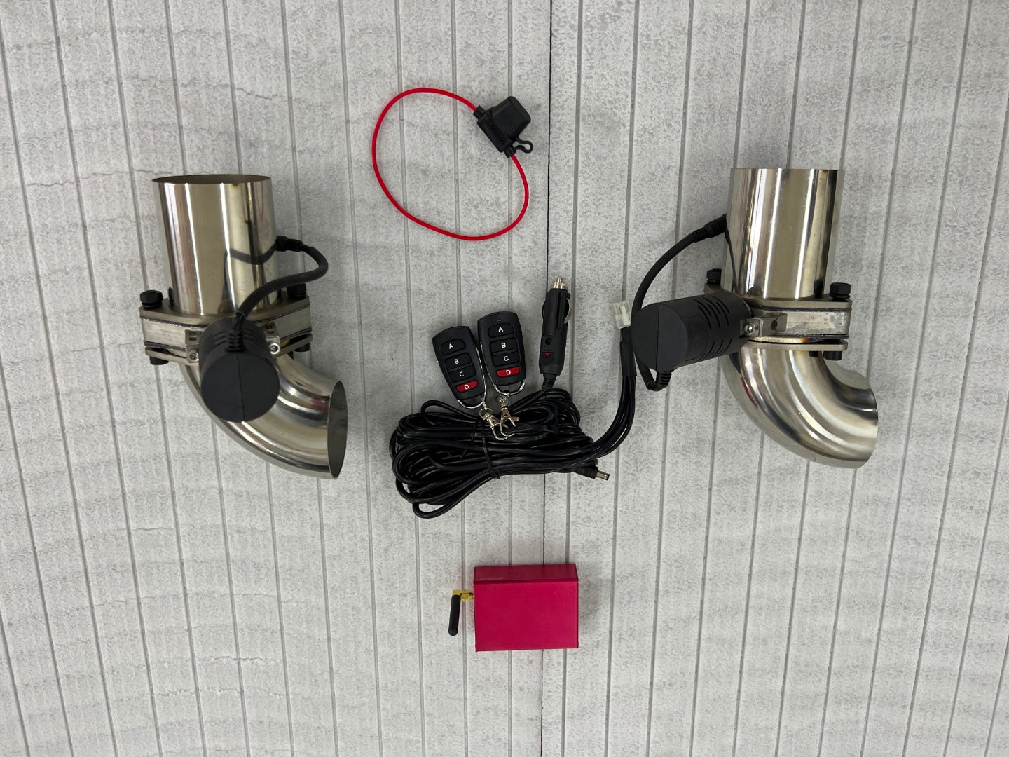 Electric remote controlled power valve for exhaust system Mercedes-Benz W463 W463a W464