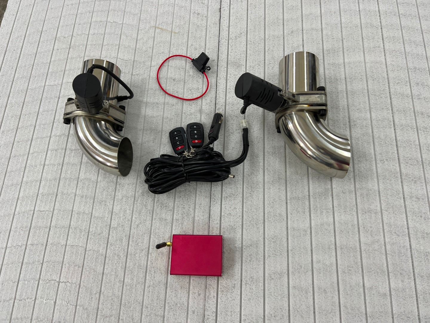 Electric remote controlled power valve for exhaust system Mercedes-Benz W463 W463a W464