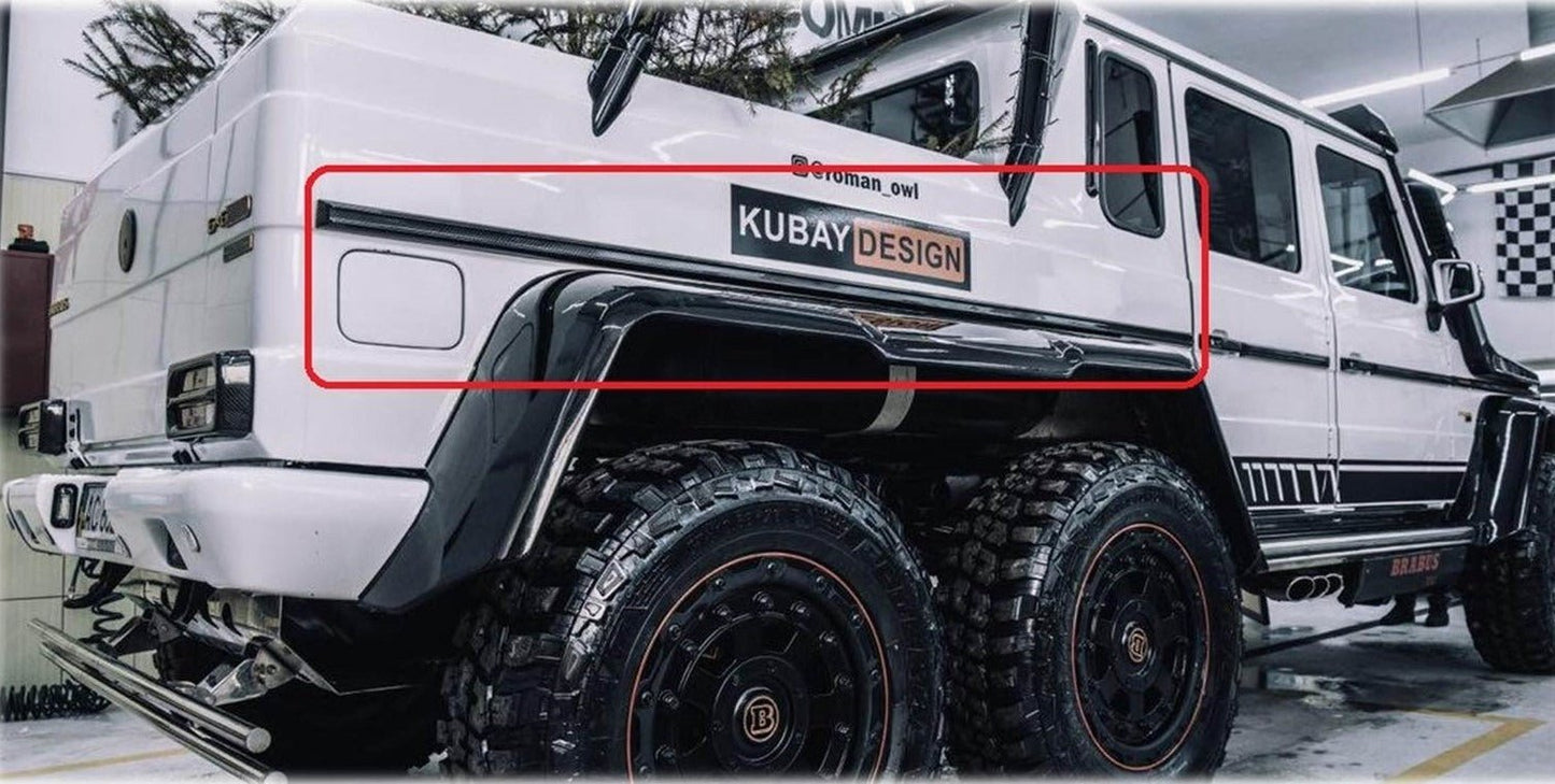Fiberglass Rear Long Mouldings 2 pcs for Mercedes-Benz 6x6 W463 G-Class
