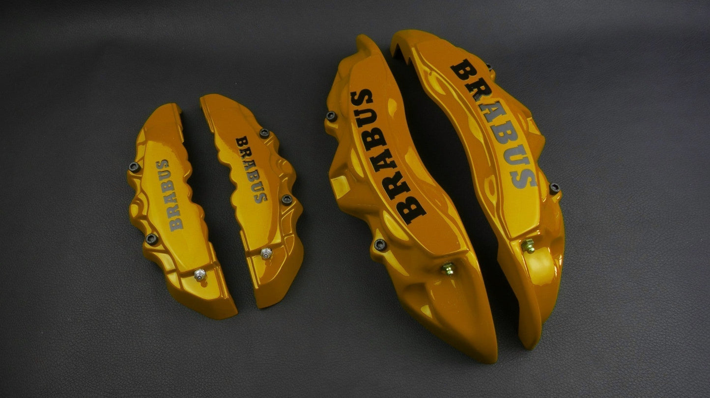 Gold disc Brabus Caliper Covers 4 pcs Set for Mercedes-Benz G-Wagon W463