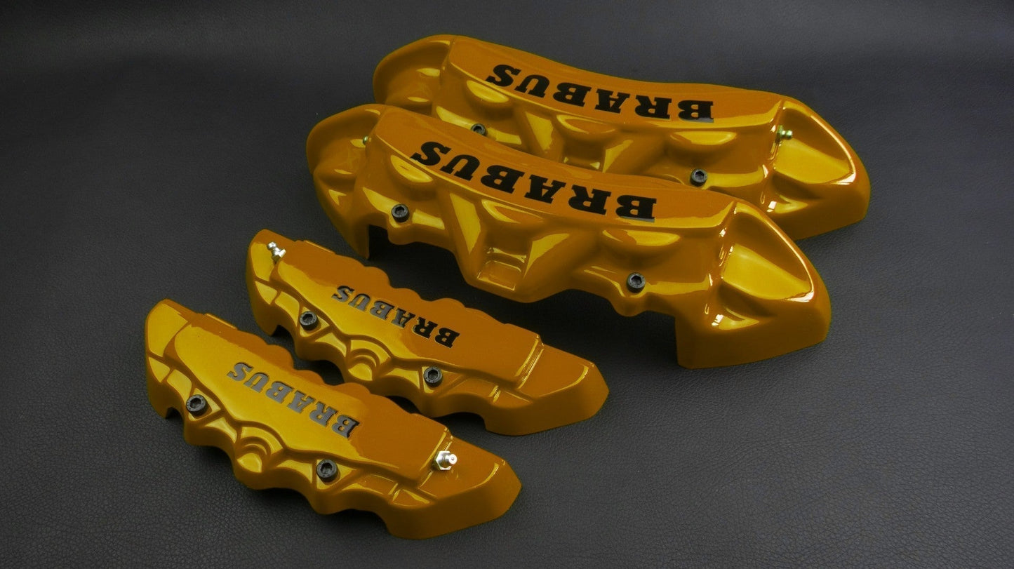 Gold disc Brabus Caliper Covers 4 pcs Set for Mercedes-Benz G-Wagon W463