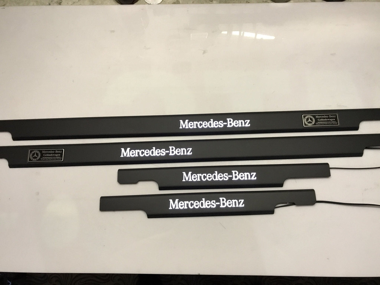 LED Illuminated Door Sills 4 or 5 pcs for Mercedes-Benz G-Class W463