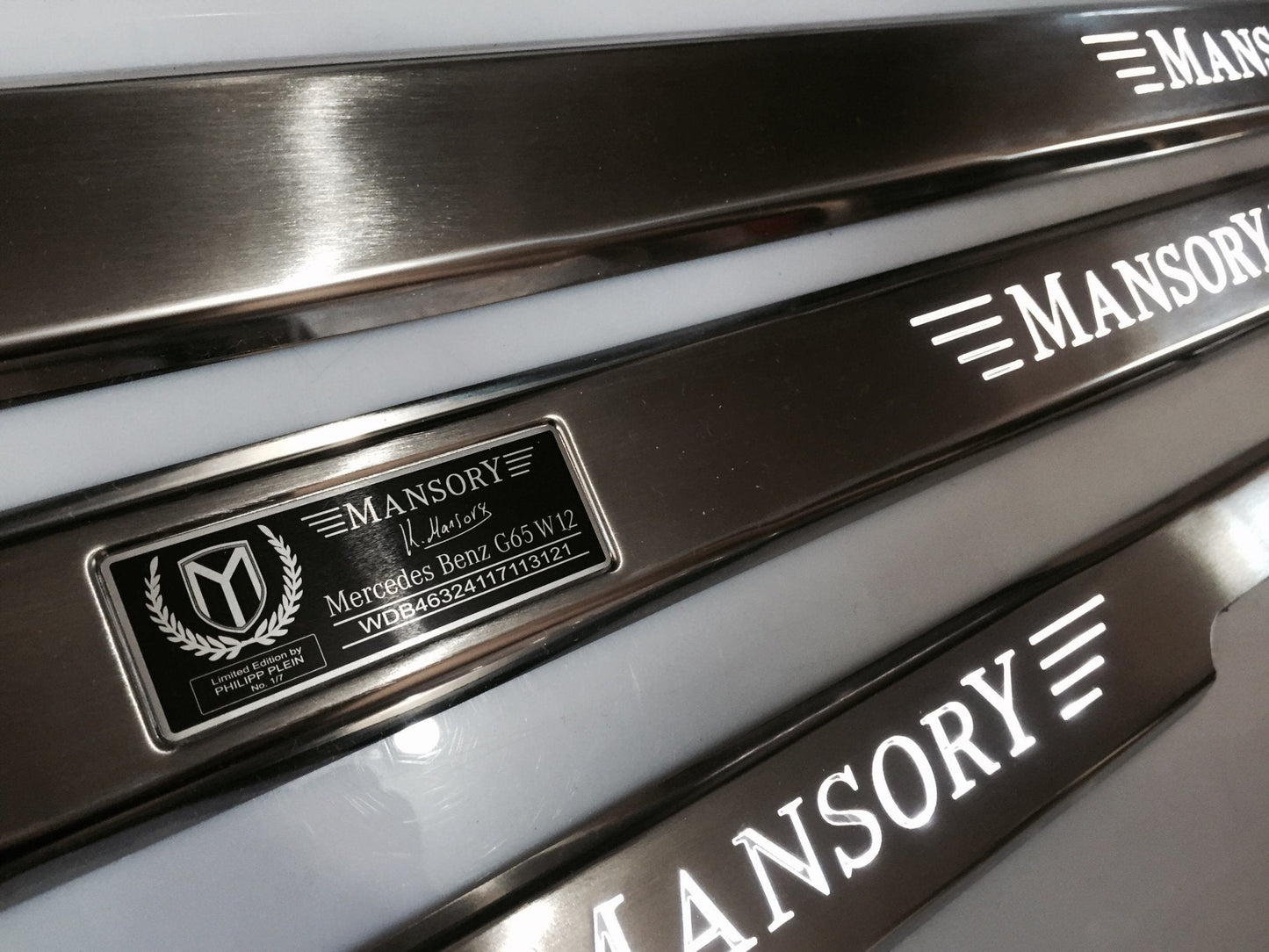 Mansory LED Illuminated Door Sills 4 or 5 pcs for Mercedes-Benz G-Class W463