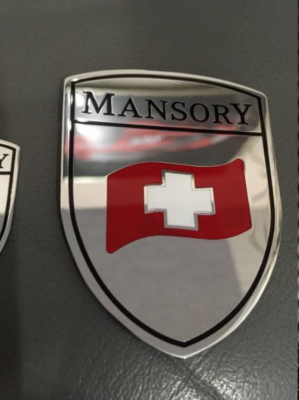 Mansory style logo badge