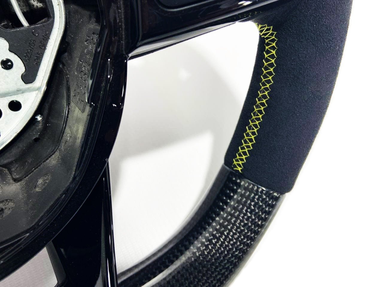 Mercedes-Benz Carbon Alcantara Steering Wheel AMG Style W222 W205 GLS GLE CLS
