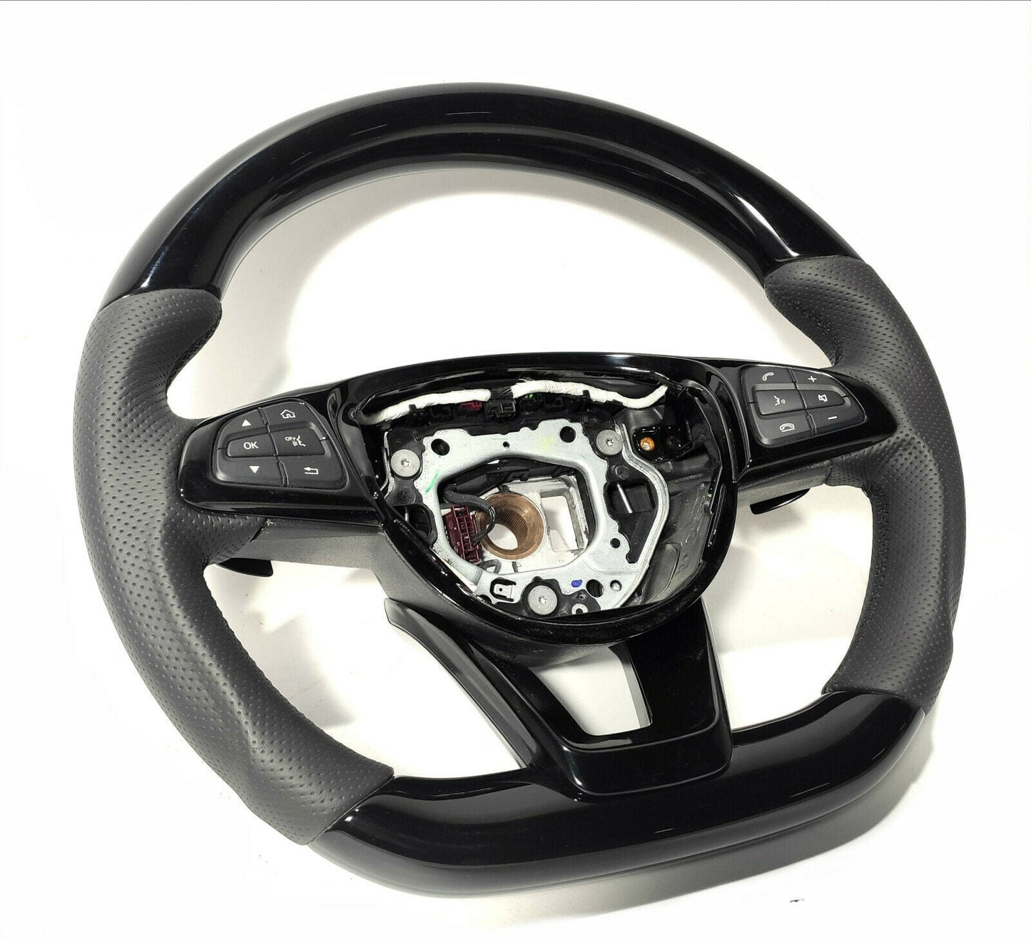 Mercedes-Benz GLE GLC GLS W205 Steering Wheel Carbon Piano Black Leather