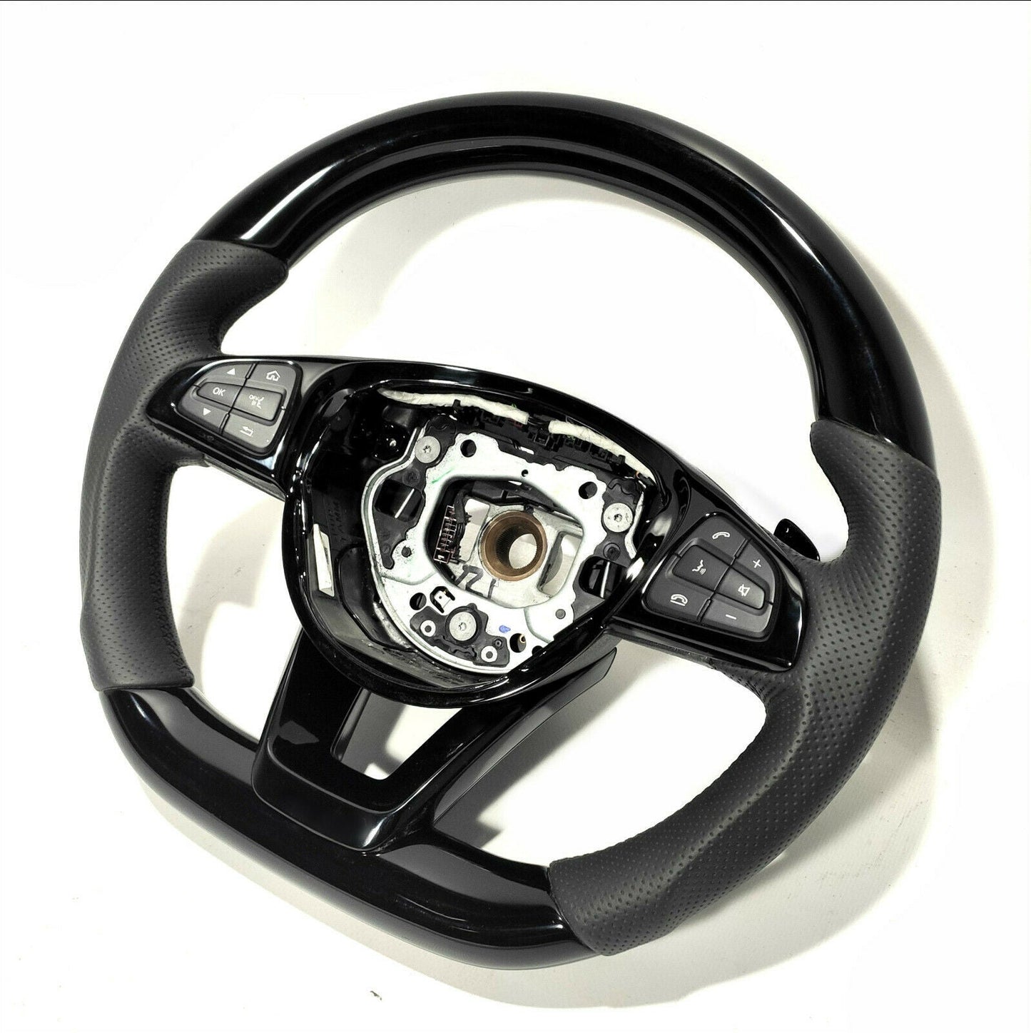 Mercedes-Benz GLE GLC GLS W205 Steering Wheel Carbon Piano Black Leather