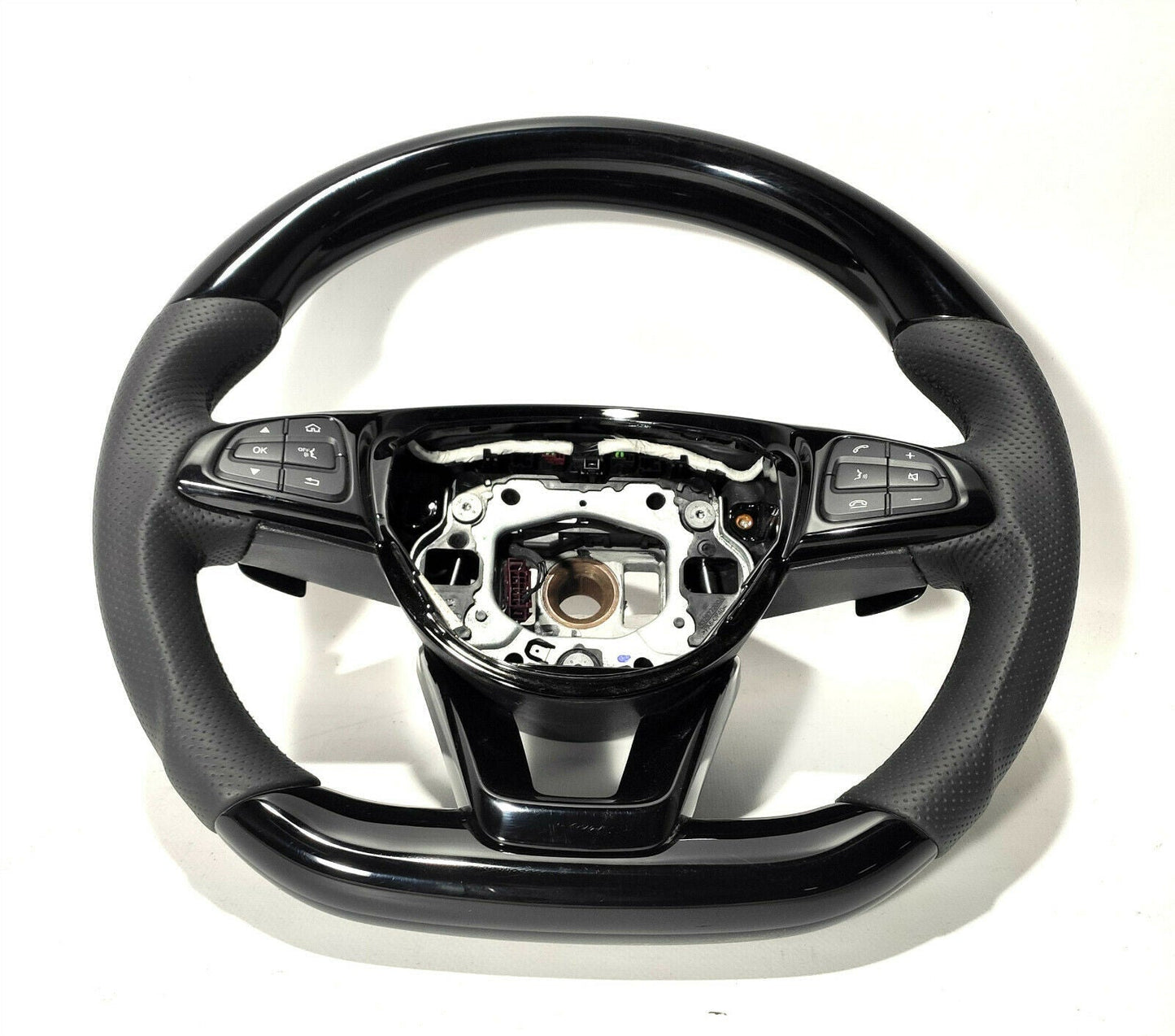 Mercedes-Benz GLE GLC GLS W205 Steering Wheel Carbon Piano Black Leather