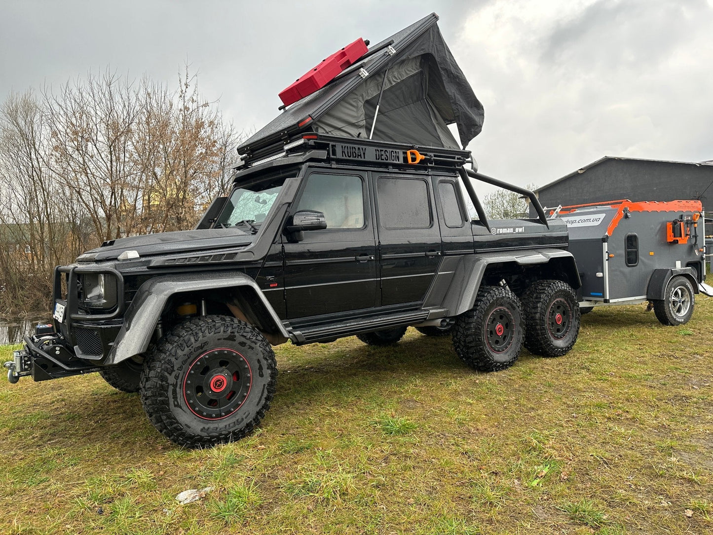 Mercedes-Benz w463 6x6 G55 Expedition 2008 with G63 2015 interior
