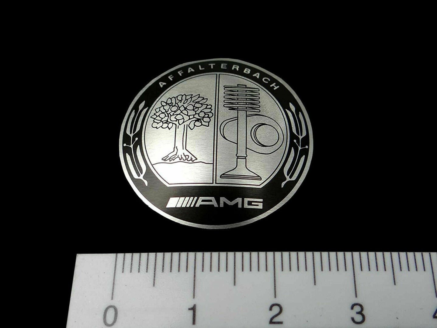 Metal AMG Affalterbach gear shift knob badge for Mercedes-Benz cars