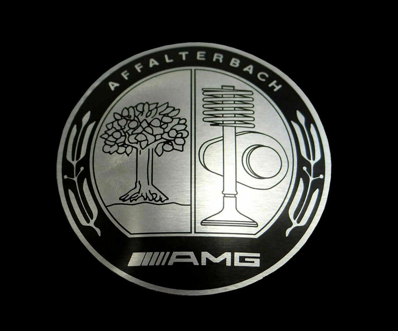 Metal AMG Affalterbach gear shift knob badge for Mercedes-Benz cars