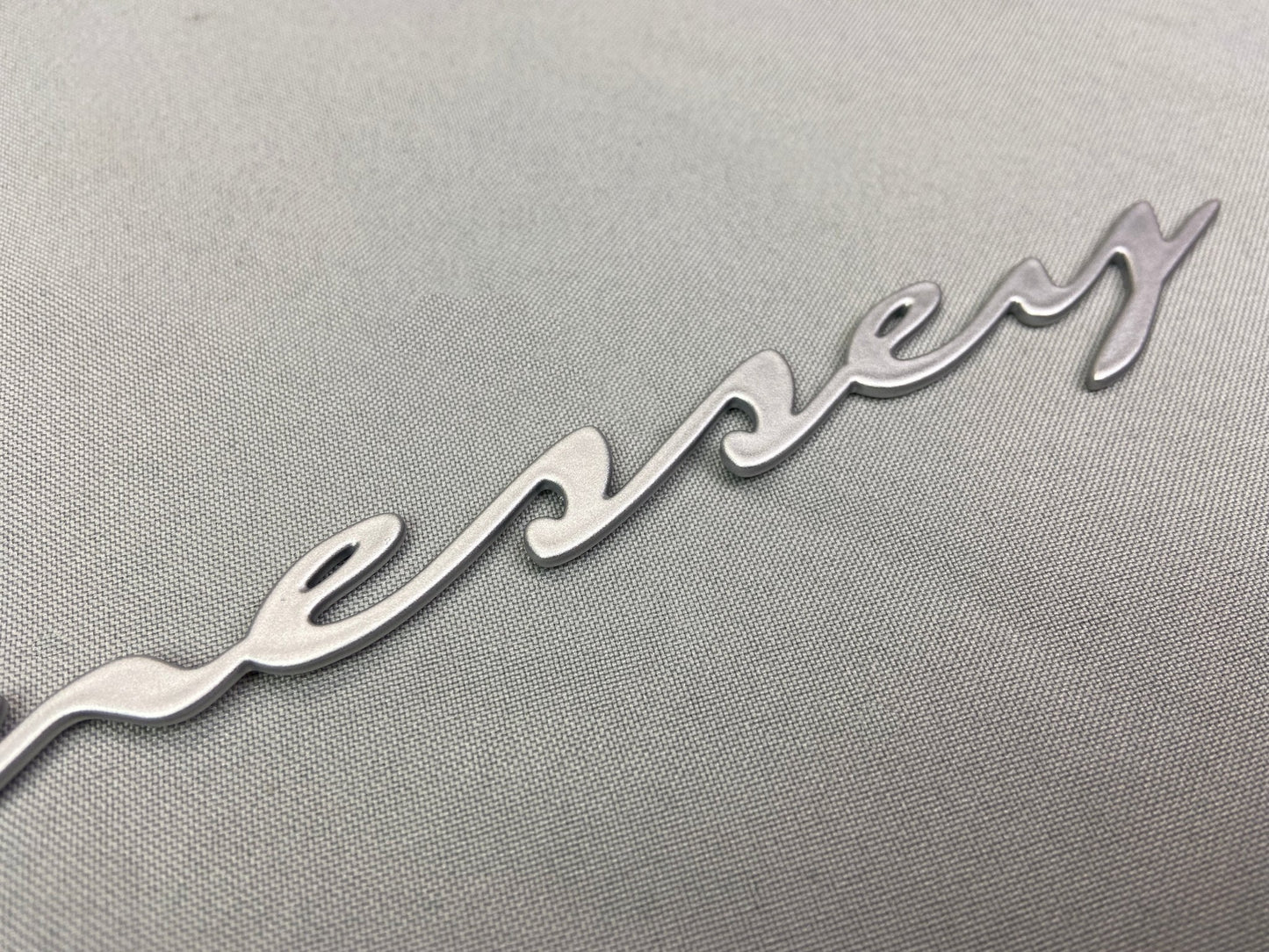 Metal Hennessey badge silver gloss emblem refurbished for car trunk