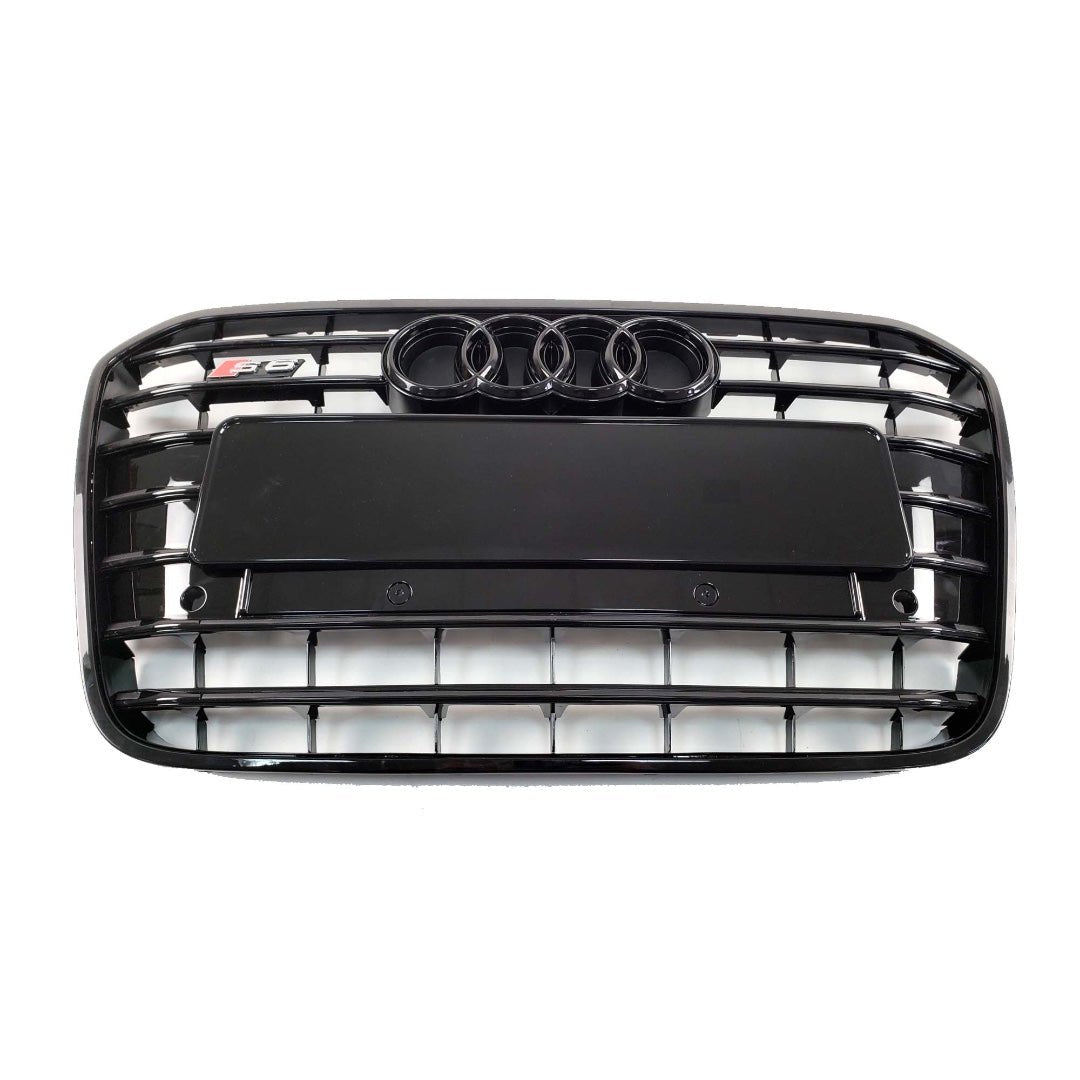 S6 S-line front bumper BLACK radiator grille for Audi A6 S6 C7 2012-2015