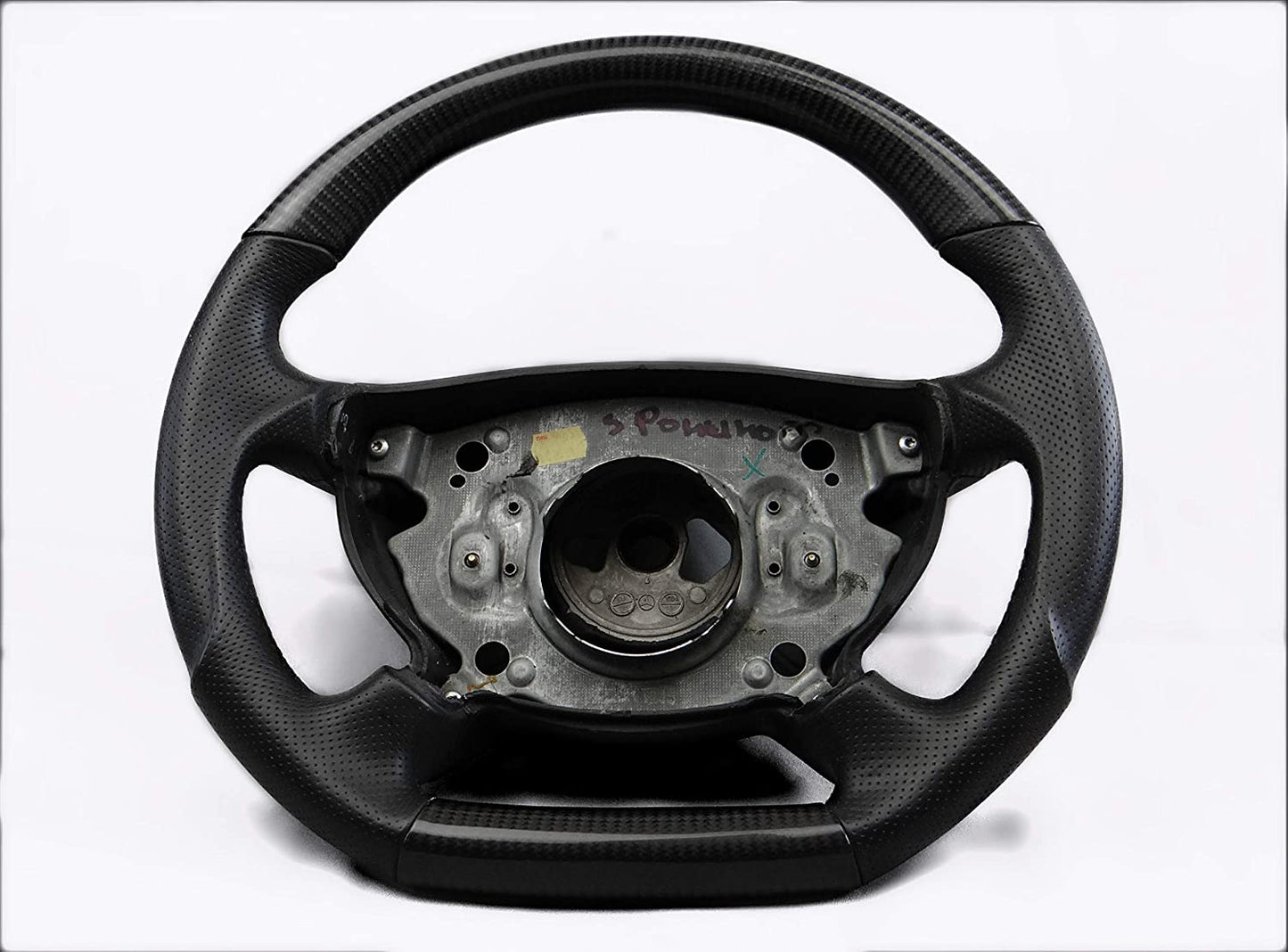 Steering Wheel Carbon Fiber Leather for Mercedes-Benz W211 W463 W219