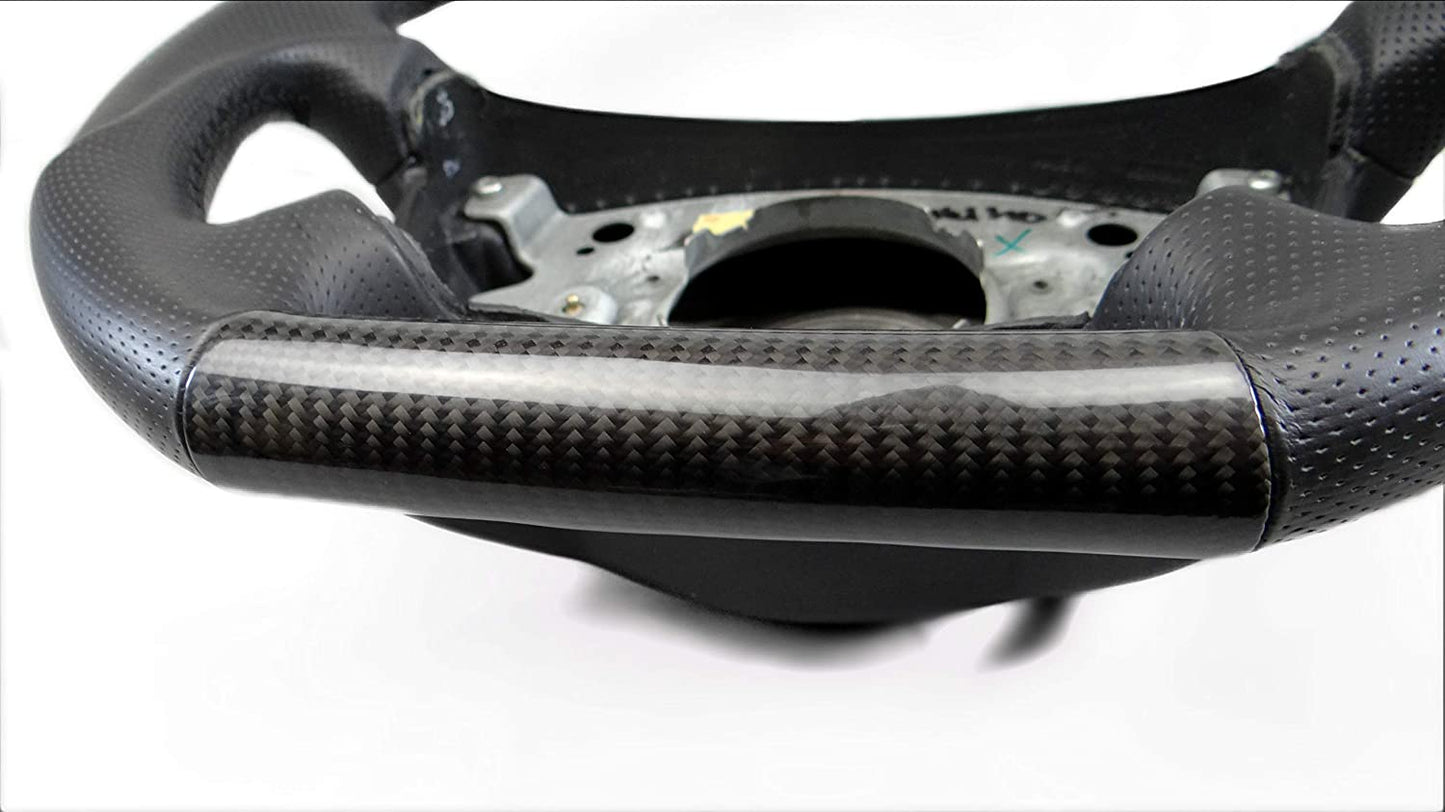 Steering Wheel Carbon Fiber Leather for Mercedes-Benz W211 W463 W219