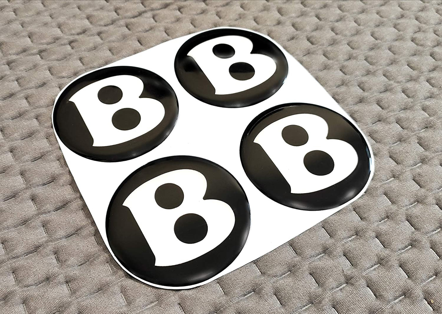 Stickers for Bentley Continental GT Flying SPUR Compatible with Center Wheel caps Centric Wheel Hub Rims Caps Badges Emblems 4 pcs Set 70 mm