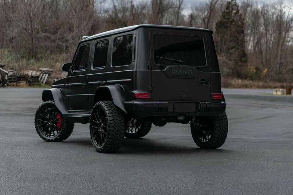 4x4 Squared Carbon Fender Flares Set for Mercedes W463A G Wagon 2018+.