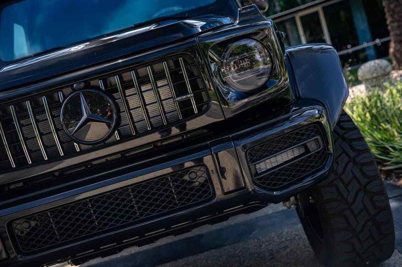 4x4 Squared Carbon Fender Flares Set for Mercedes W463A G Wagon 2018+.