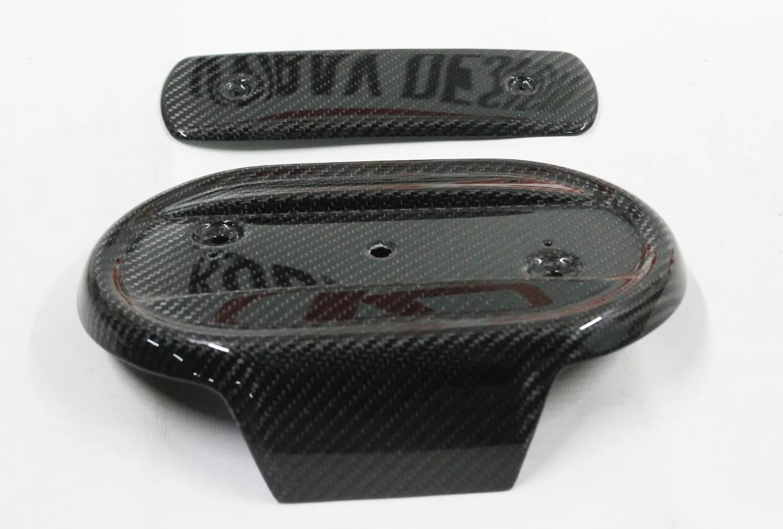 Carbon air intake filter cover plate 2 pcs for Harley Davidson 2018+ motorcycle.