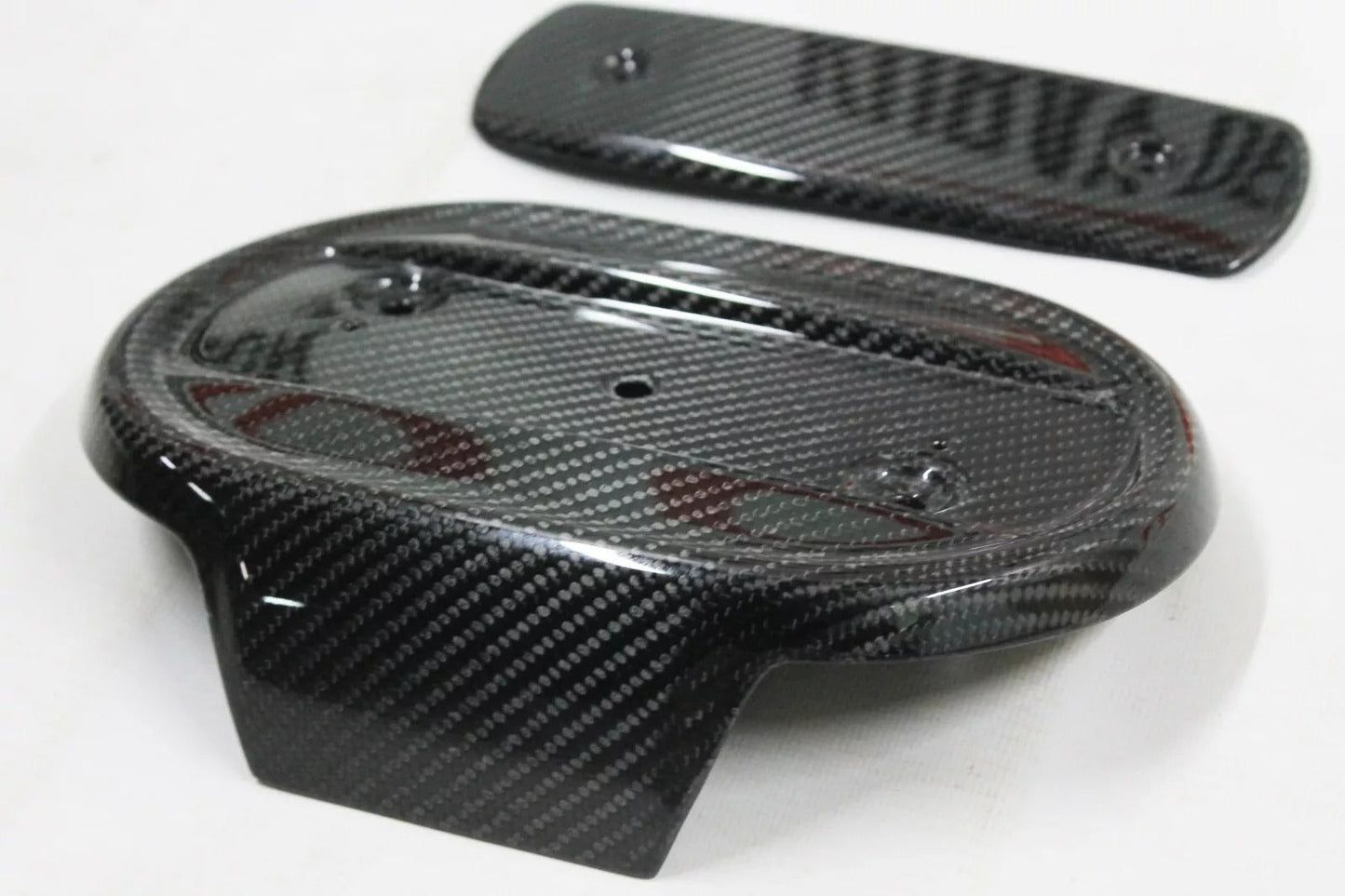 Carbon air intake filter cover plate 2 pcs for Harley Davidson 2018+ motorcycle.