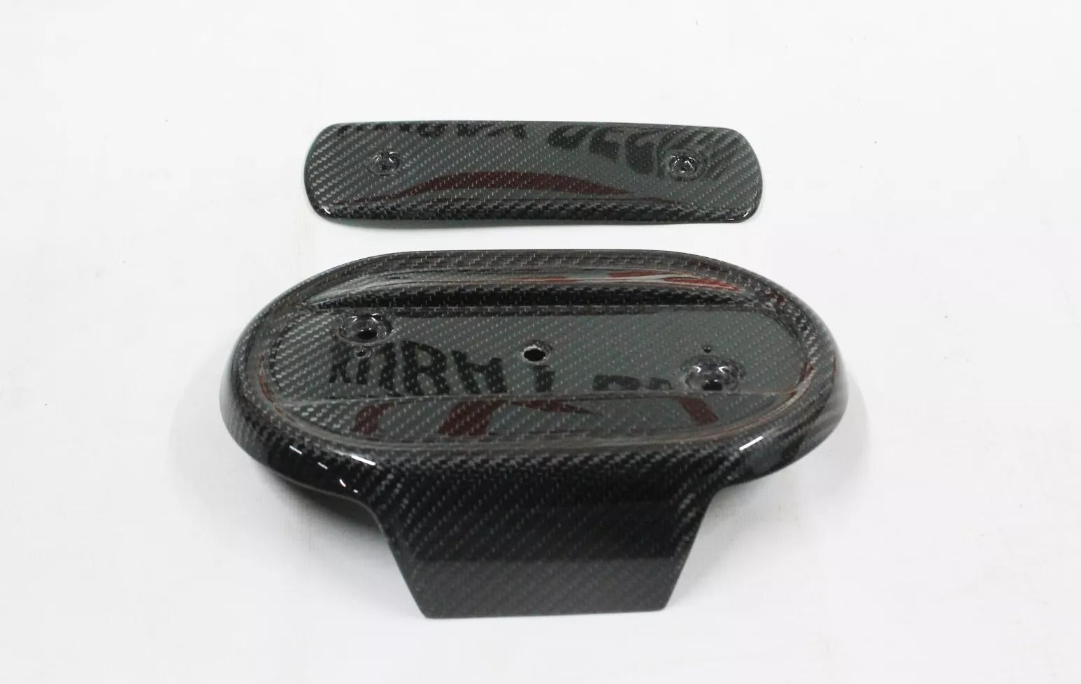 Carbon air intake filter cover plate 2 pcs for Harley Davidson 2018+ motorcycle.