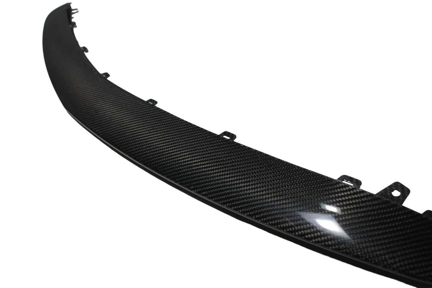 Carbon front bumper lip spoiler diffuser Brabus for Mercedes-Benz E-Class W213 AMG from Tuning Shop, made of genuine pure carbon fiber for a sleek and sporty look.