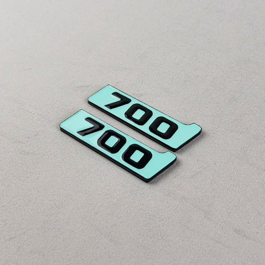 Metal Brabus 700 Tiffany blue fender emblem logo badges for Mercedes-Benz W463 W463A G-Class