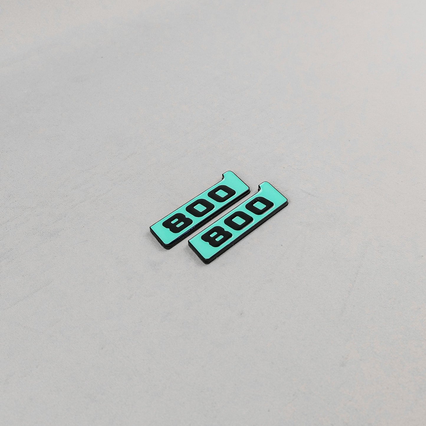 Metal Brabus 800 Tiffany blue fender emblem logo badges for Mercedes-Benz W463 W463A G-Class