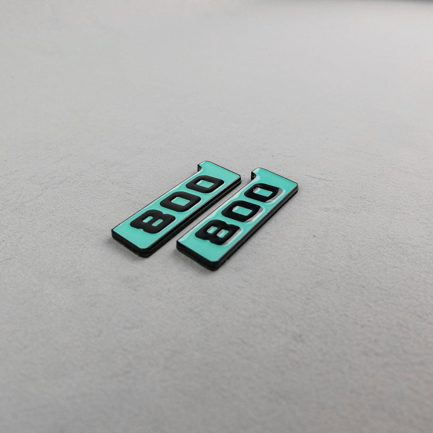 Metal Brabus 800 Tiffany blue fender emblem logo badges for Mercedes-Benz W463 W463A G-Class