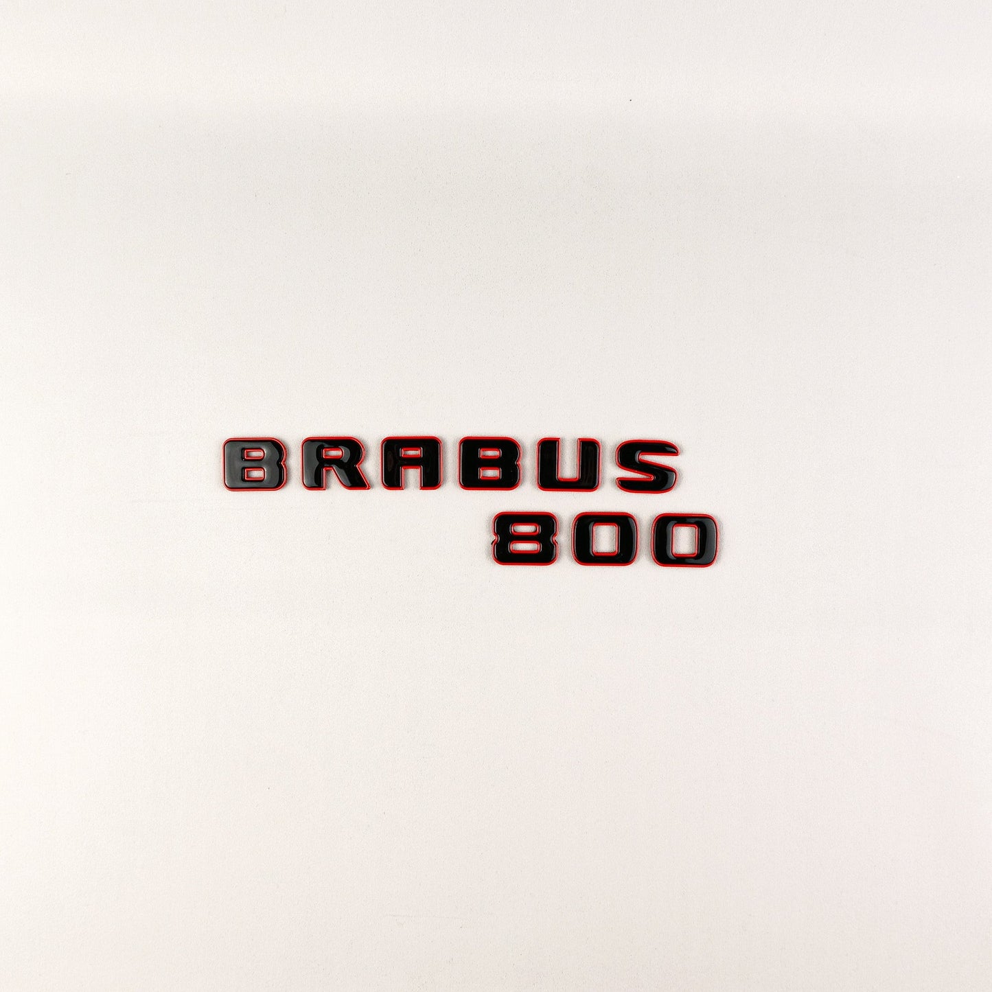 Metal RED Brabus 800 emblems badges set for Mercedes-Benz G-Class W463 W463A W464