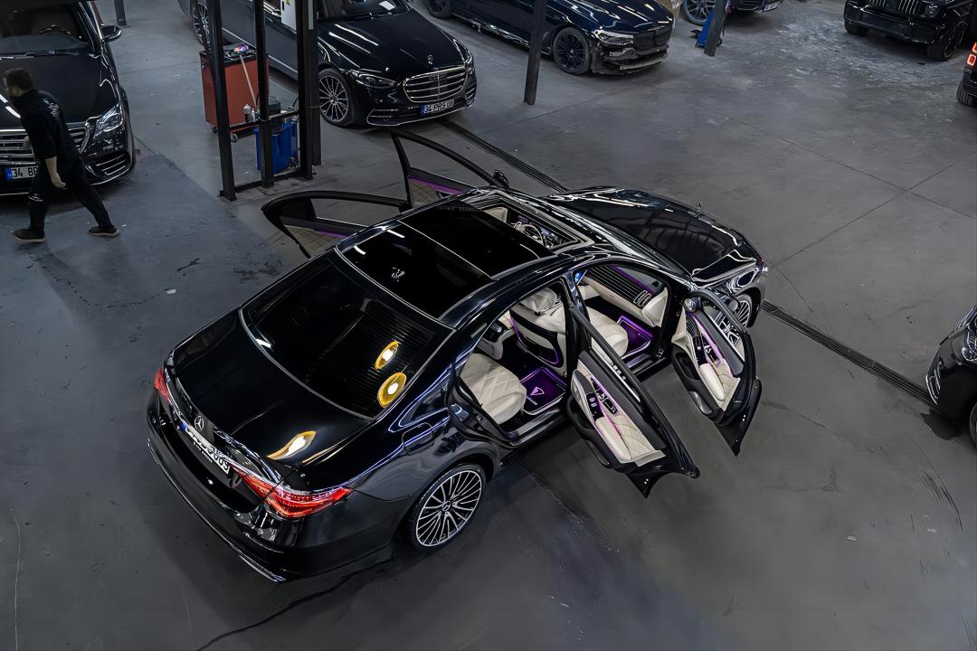 S-Class W221 (2005-2013) upgrade to W223 (2020+) interiror kit for Mercedes-Benz W221