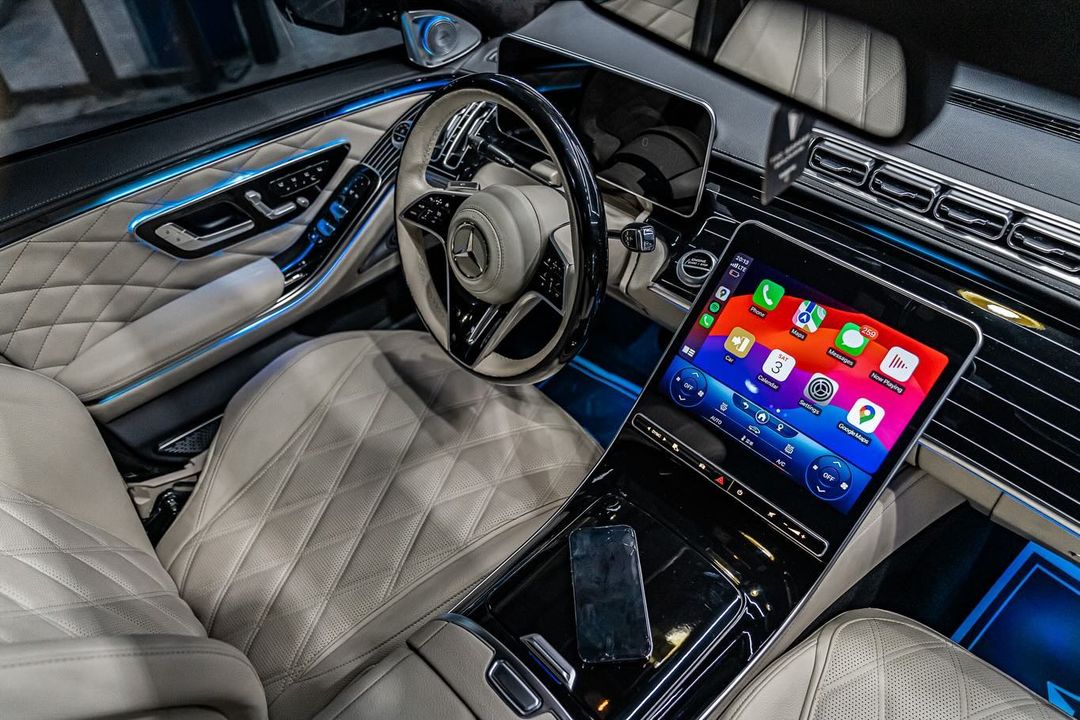 S-Class W221 (2005-2013) upgrade to W223 (2020+) interiror kit for Mercedes-Benz W221