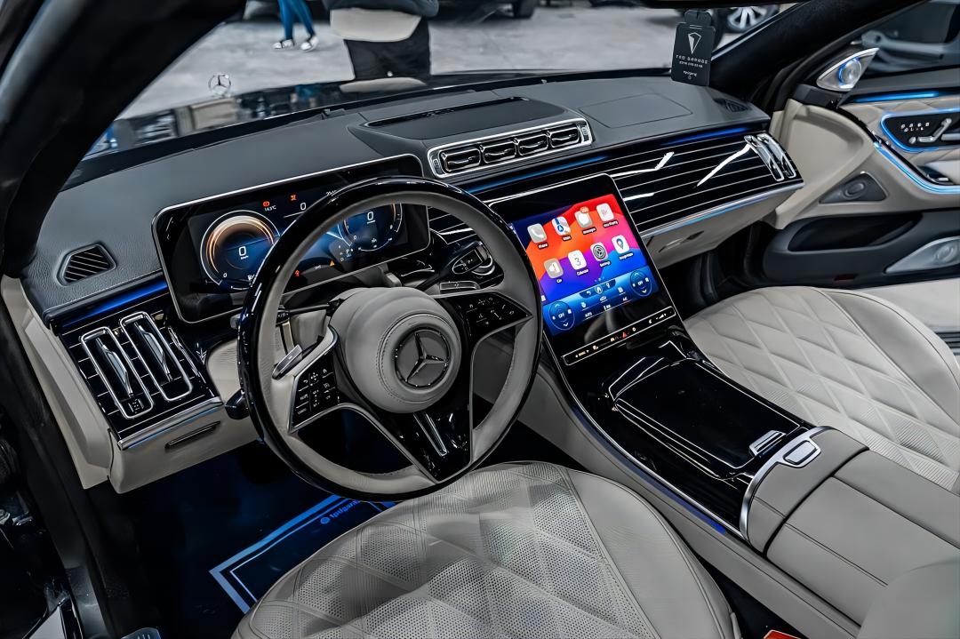 S-Class W221 (2005-2013) upgrade to W223 (2020+) interiror kit for Mercedes-Benz W221