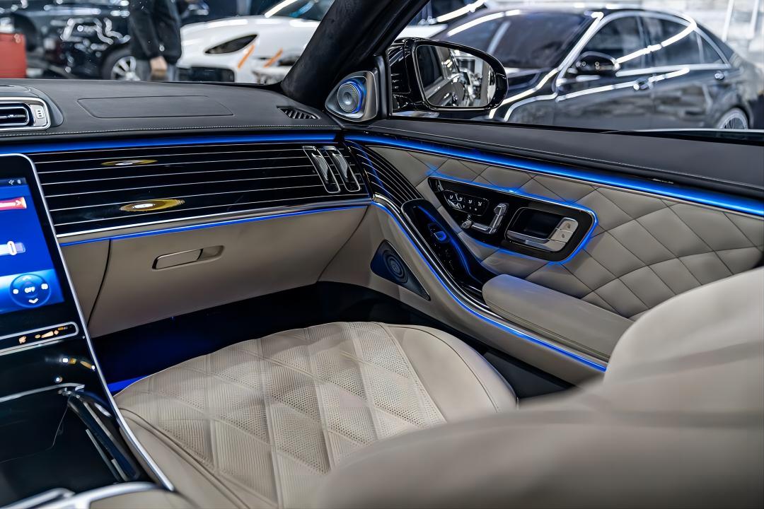 S-Class W221 (2005-2013) upgrade to W223 (2020+) interiror kit for Mercedes-Benz W221