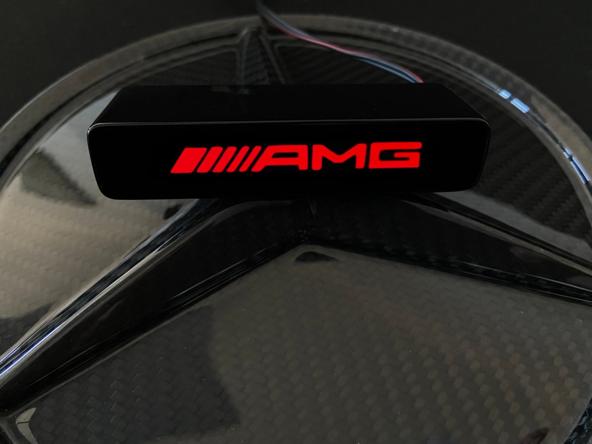 AMG style Front Grille red LED Illuminated Logo Badge Emblem for Mercedes Benz G-Wagon G-Class W463 W463A W464