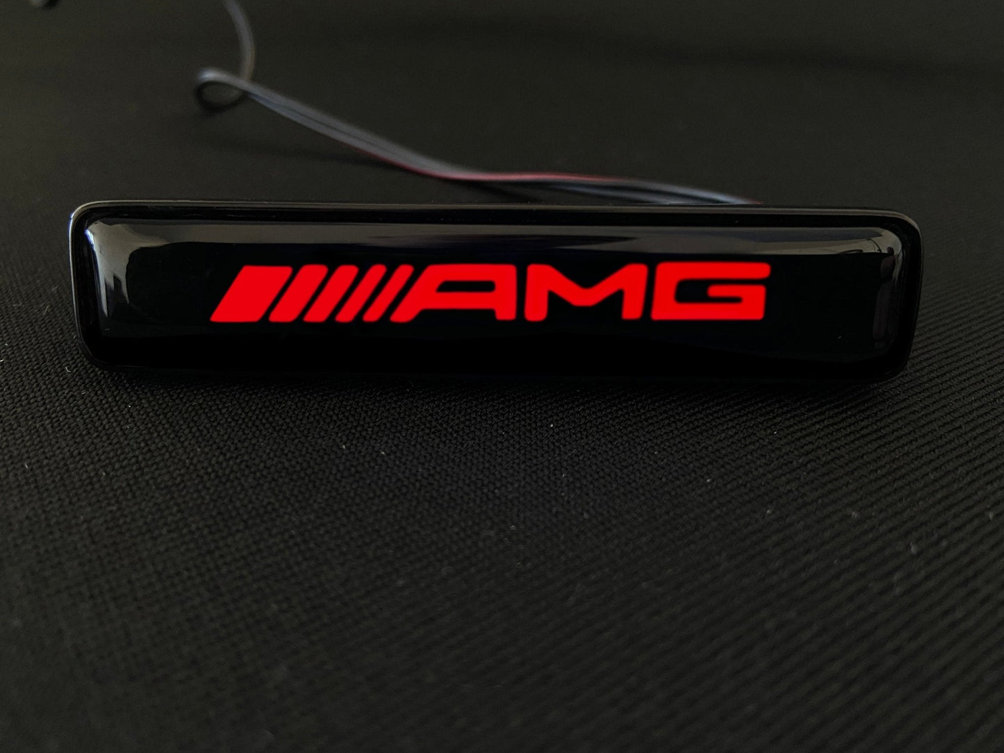 AMG style Front Grille red LED Illuminated Logo Badge Emblem for Mercedes Benz G-Wagon G-Class W463 W463A W464