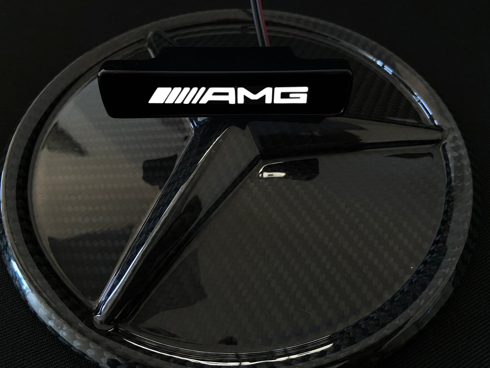 AMG style Front Grille white LED Illuminated Logo Badge Emblem for Mercedes Benz G-Wagon G-Class W463 W463A W464