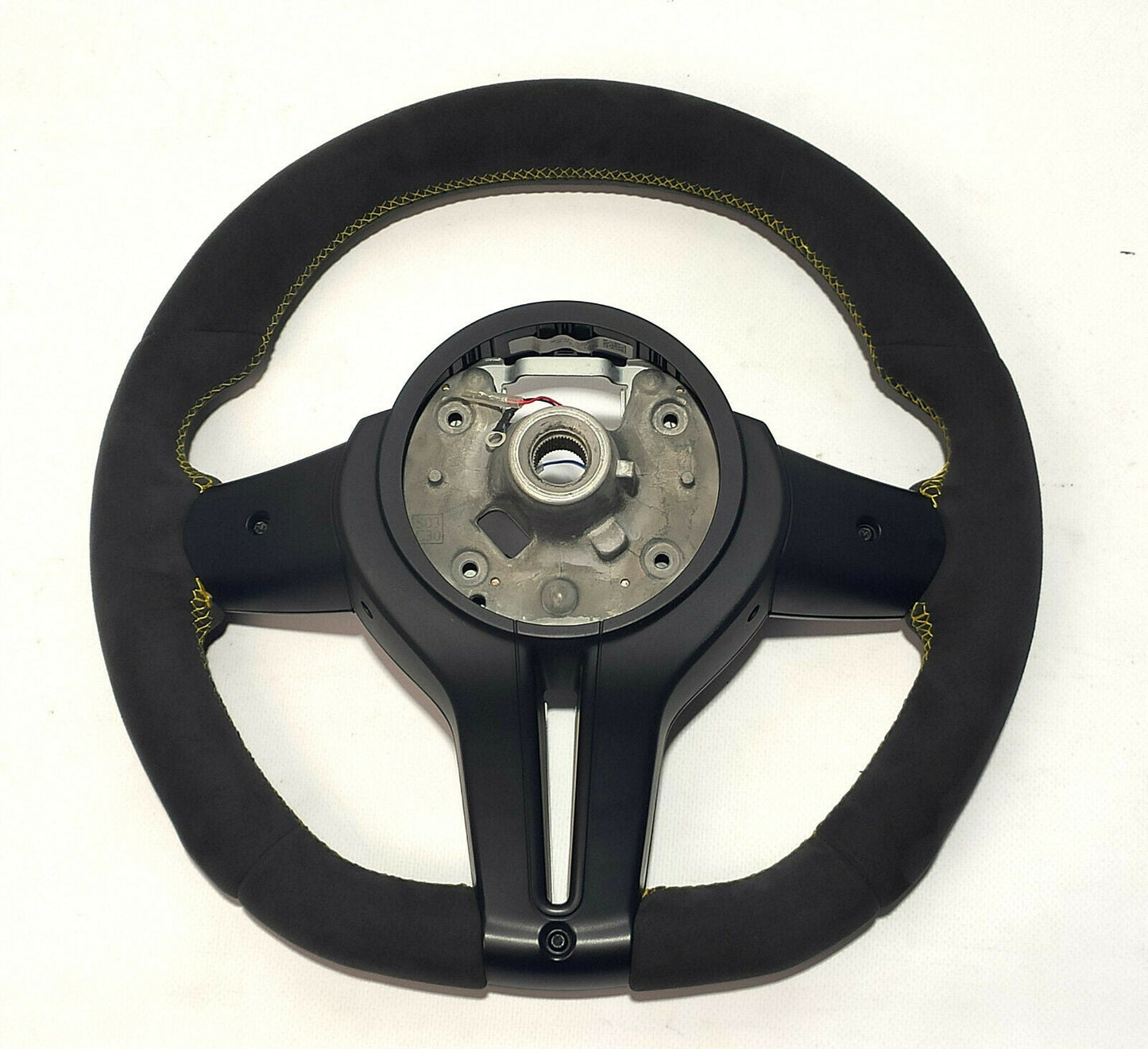 BMW F15 F30 M Style Steering Wheel Alcantara Flat Bottom with LEDs