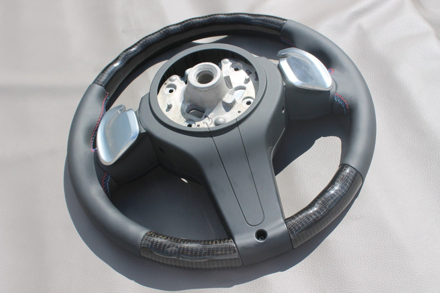 BMW F30 F31 F15 F16 Steering Wheel Carbon Leather M style