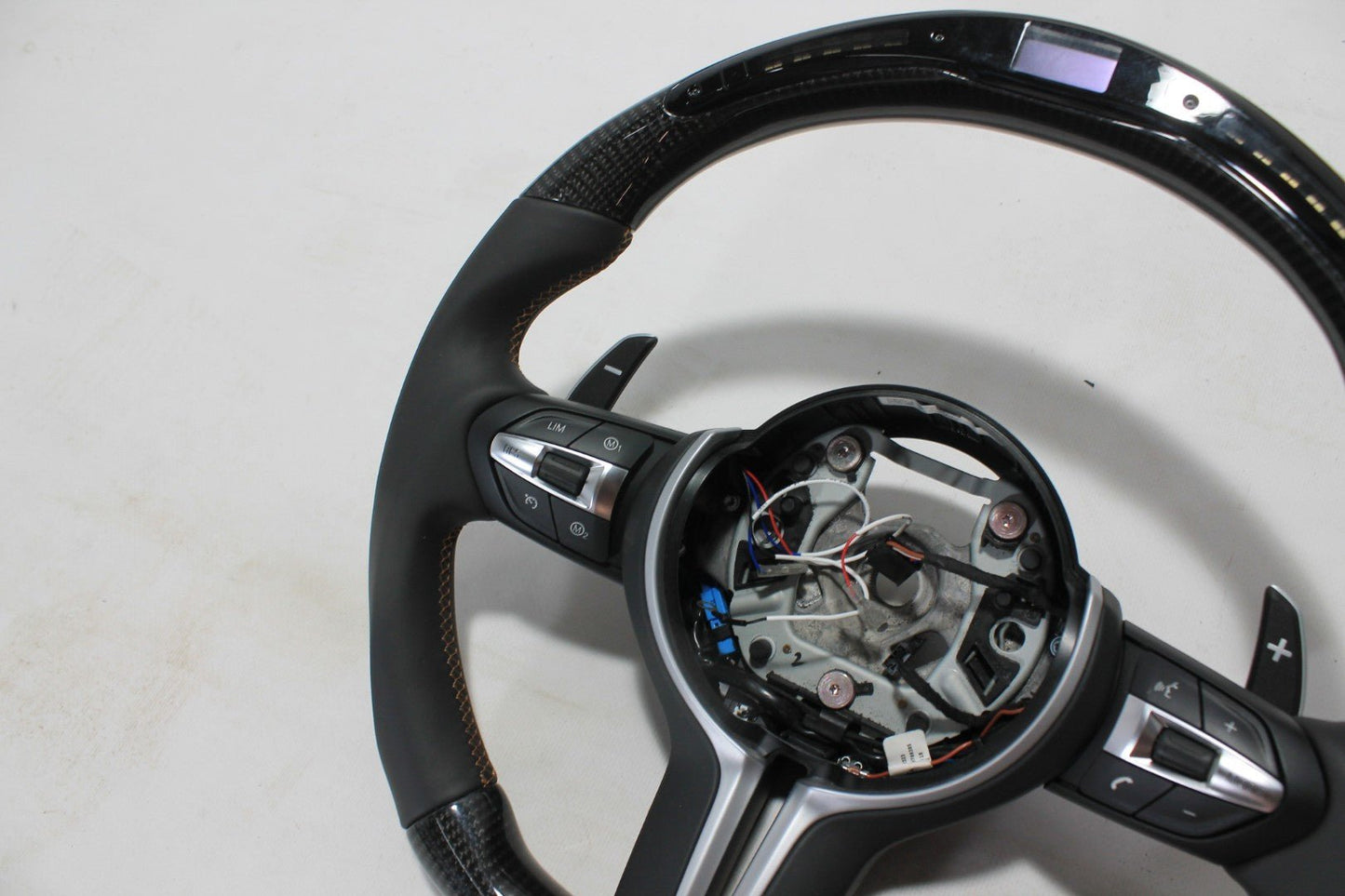 BMW F80 F81 F82 F83 F85 F86 M3 M4 M2 X5m X6m Steering Wheel Carbon Leather with LED panel